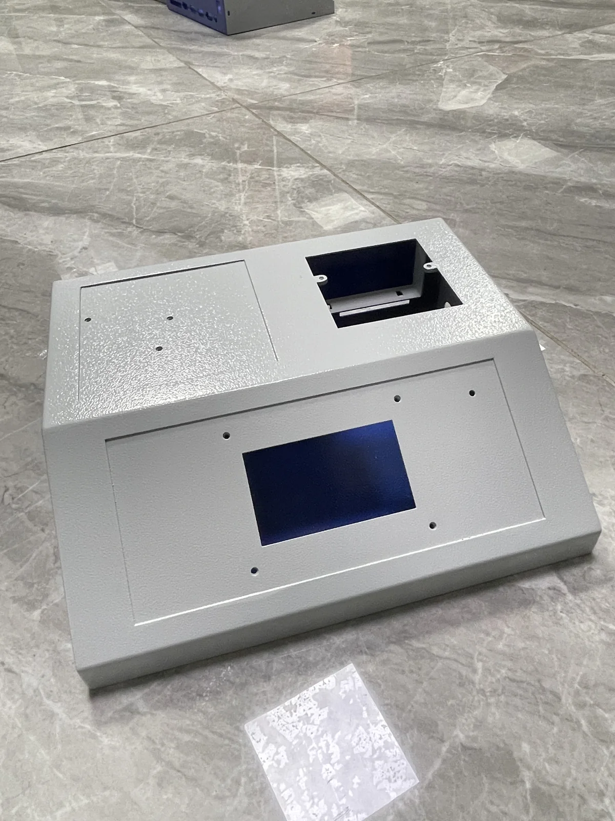 Equipment-supporting sheet metal components