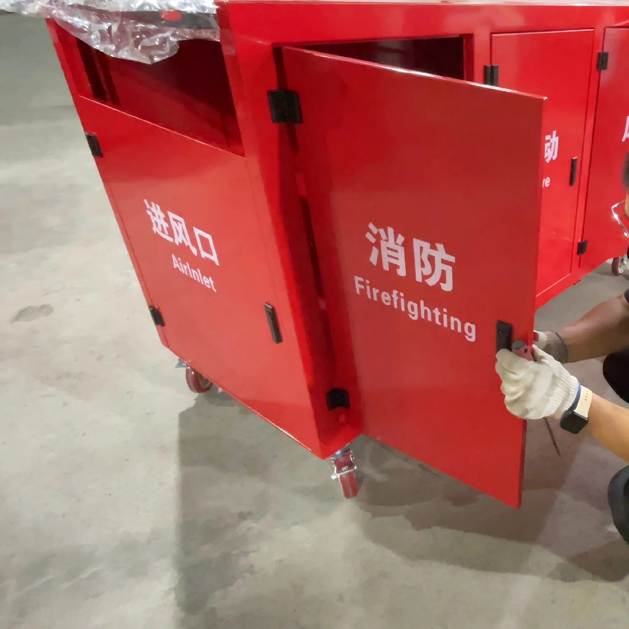 Sheet metal assembly work